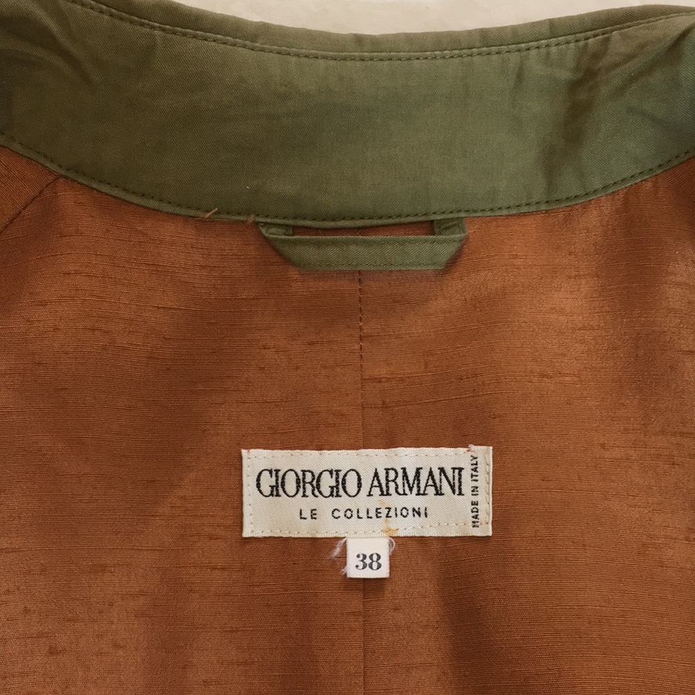 GIORGIO ARMANI | Vintage double-breasted trench coat - Picture 17 of 17